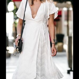 ASTR Lavender Midi Dress